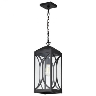Oaklyn; 1 Light Hanging Lantern; Matte Black with Clear Glass (81|60/8125)