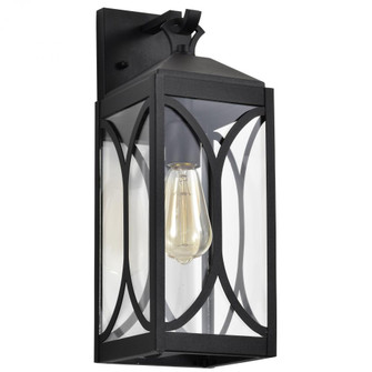 Oaklyn; 1 Light Medium Wall Lantern; Matte Black with Clear Glass (81|60/8122)