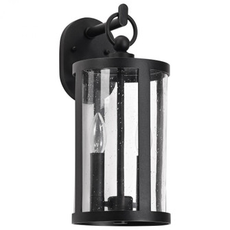 Broadstone; 2 Light Large Wall Lantern; Matte Black with Clear Seeded Glass (81|60/8113)
