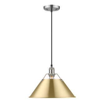 Orwell PW Large Pendant - 14'' in Pewter with Brushed Champagne Bronze shade (36|3306-L PW-BCB)