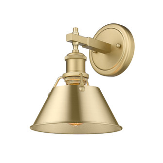 Yep by Golden Lighting Orwell 1-light Vanity in Brushed Champagne Brass (36|3306-BA1 BCB-BCB)