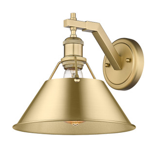Yep by Golden Lighting Orwell 1-light Wall Sconce in Brushed Champagne Brass (36|3306-1W BCB-BCB)