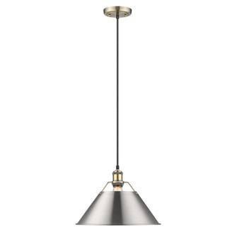 Orwell Large Pendant - 14'' (36|3306-L AB-PW)