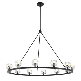 Aragon 48'' LED Matte Black Chandelier (205|ARA-10266-MK)