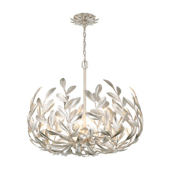 Broche 23'' Antique Silver Chandelier (205|566-SA)