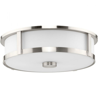 Gilliam Collection Three-Light Brushed Nickel New Traditional Flush Mount (149|P350281-009)