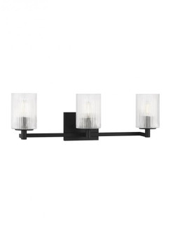 Three Light Wall/Bath (38|GLV1043MBK)