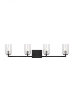 Parker Four Light Wall / Bath (38|GLV1034MBK)