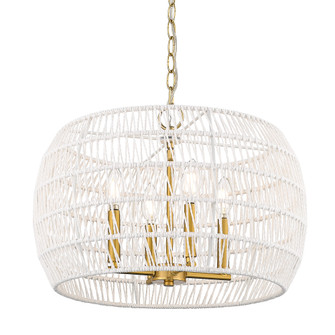 Wry Lighting Ellie 4-light Chandelier in Modern Brushed Gold (36|6808-4 MBG-WR)