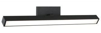 1 LT 24''W ''PARALLEL'' MATTE BLACK LED WALL SCONCE (3605|S12924MB)