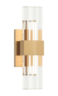Krustallos Aged Gold Brass Wall Sconce (3605|S06913AG)