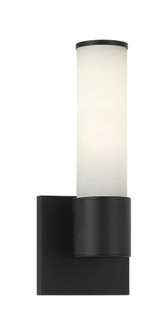 1 LT 11.8''H ''LONDON'' MATTE BLACK WALL SCONCE E26 LED 10W (3605|S01401MB)