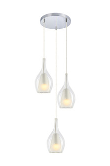 Jericho Black and Chrome Pendant (3605|C37503CHCL)
