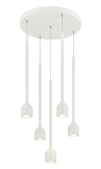 5 LT ''LUMENAGIO'' WHHITE LED GU 10W PENDANT (3605|C35405WH)