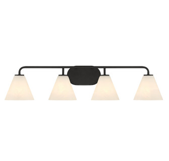 Blair 4-Light Bathroom Vanity Light in Matte Black (128|8-2988-4-BK)