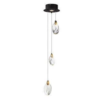 Pebble-Multi-Light Pendant (94|E11073-122BKPG)