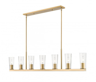 7 Light Linear Chandelier (276|826-7L-MGLD)