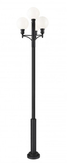 4 Light Outdoor Post Mount Fixture (276|597PHB-4-5010P-BK)