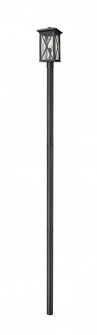 1 Light Outdoor Post Mount Fixture (276|583PHBR-5009P120-BK)