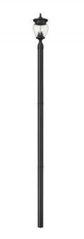 3 Light Outdoor Post Mounted Fixture (276|5016PHMR-5009P96-BK)