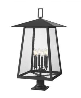 6 Light Outdoor Pier Mounted Fixture (276|5015PHXXLR-533PM-BK)