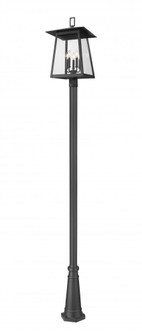 5 Light Outdoor Post Mounted Fixture (276|5015PHXLR-519P-BK)