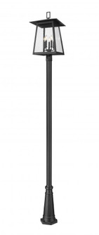 5 Light Outdoor Post Mounted Fixture (276|5015PHXLR-5011P-BK)