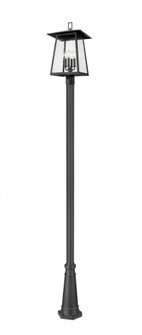 4 Light Outdoor Post Mounted Fixture (276|5015PHBR-519P-BK)