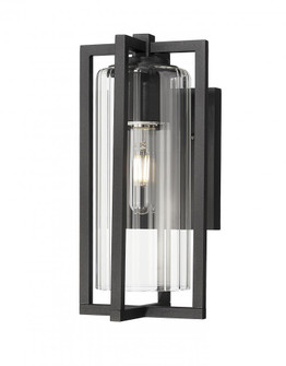 1 Light Outdoor Wall Light (276|5013S-BK)