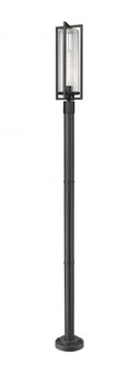 1 Light Outdoor Post Mounted Fixture (276|5013PHBR-567P-BK)