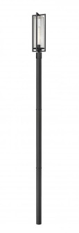 1 Light Outdoor Post Mounted Fixture (276|5013PHBR-5009P96-BK)