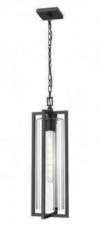 1 Light Outdoor Chain Mount Ceiling Fixture (276|5013CHB-BK)