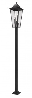 5 Light Outdoor Post Mount Fixture (276|5008PHXXLS-536P-BK)