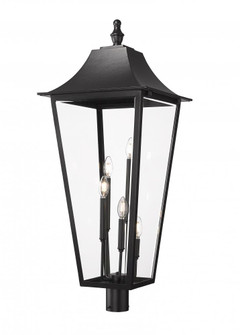 5 Light Outdoor Post Mount Fixture (276|5008PHXXLR-BK)