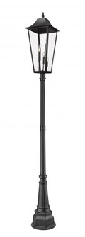 5 Light Outdoor Post Mounted Fixture (276|5008PHXXLR-564P-BK)