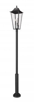 5 Light Outdoor Post Mounted Fixture (276|5008PHXXLR-5010P-BK)
