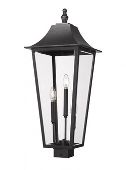 3 Light Outdoor Post Mount Fixture (276|5008PHXLS-BK)