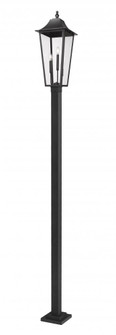 3 Light Outdoor Post Mounted Fixture (276|5008PHXLS-536P-BK)