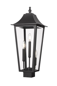 3 Light Outdoor Post Mount Fixture (276|5008PHBS-BK)
