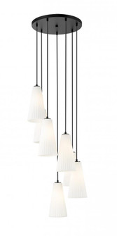 7 Light Chandelier (276|3043P7-7R-MB)