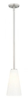 1 Light Pendant (276|3043P6-ROD-BN)