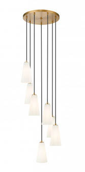 7 Light Chandelier (276|3043P6-7R-MGLD)