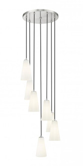 7 Light Chandelier (276|3043P6-7R-BN)