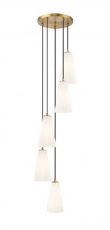 5 Light Chandelier (276|3043P6-5R-MGLD)