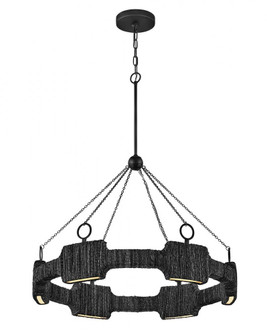 Medium LED Single Tier Chandelier (87|34106CBK)