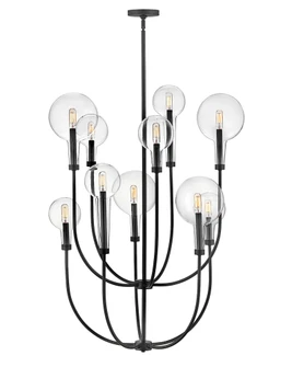 Medium Multi Tier Chandelier (87|30527BK)