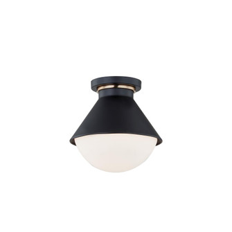 Ravelle Small Outdoor Semi-Flush (254|FSN-7688W-OPAL-MBBR)