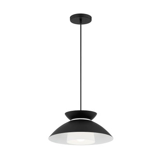 Noreen 14'' 1-Light Pendant (254|FSN-4187-OPAL-MBLK)