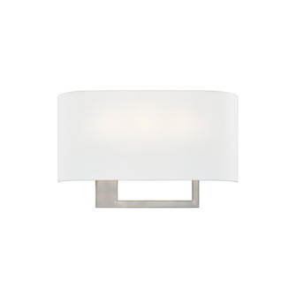 Callie ADA 3-Light Wall Sconce (254|FAB-4334-WHTE-NCKL)