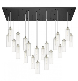 Crown Point - 21 Light - 71 inch - Brushed Satin Nickel - Multi Pendant (3442|172BK-B-21P-SN-G434-12CL)
